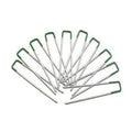 Artificial Grass Roll Pegs / Fake Grass Galvanized Metal Pegs with Green Top 10 Pieces V637-DP1220543