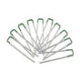 Artificial Grass Roll Pegs / Fake Grass Galvanized Metal Pegs with Green Top 10 Pieces V637-DP1220543