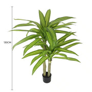Artificial Multi Head Dracaena Tree with Mixed Green Leaves (Real Touch) 130cm V637-DP1222455