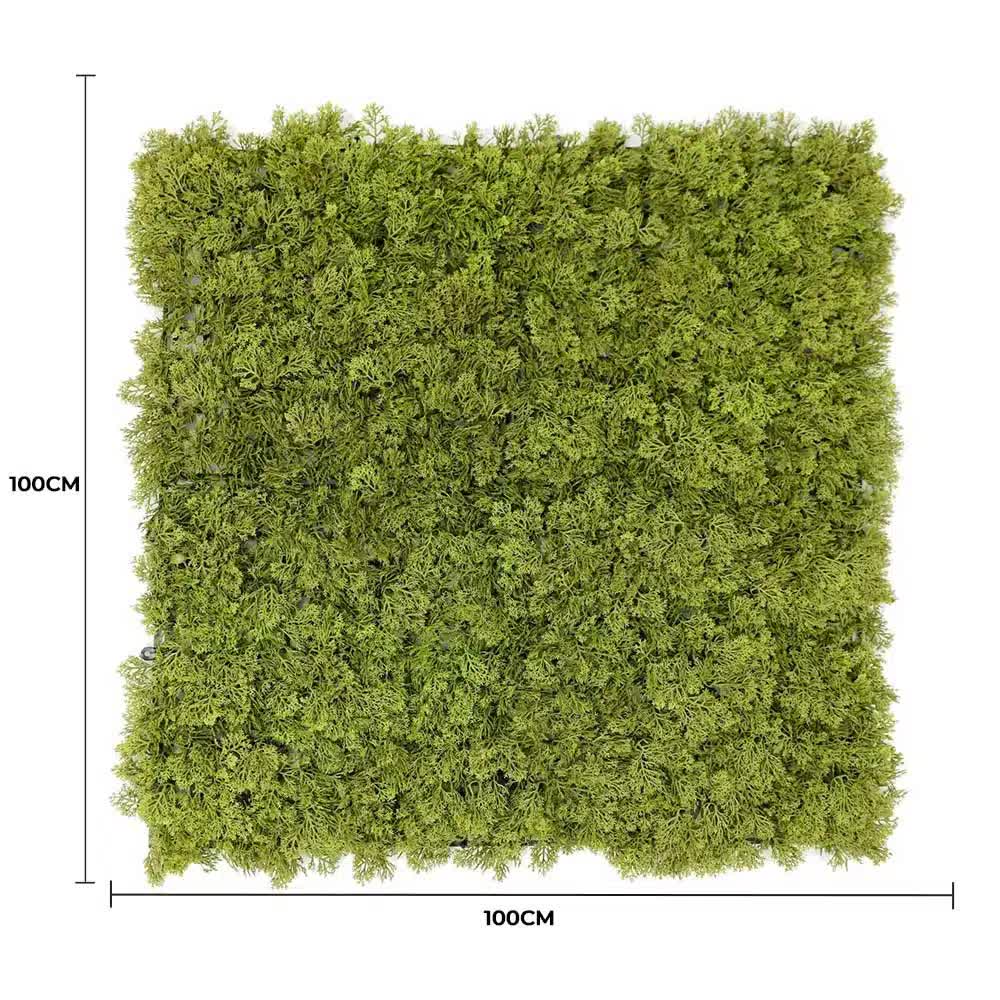 Nearly Natural Moss Panel UV Resistant 100cm x 100cm (Back Order Only) V637-DP1225241