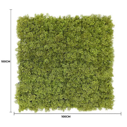 Nearly Natural Moss Panel UV Resistant 100cm x 100cm (Back Order Only) V637-DP1225241