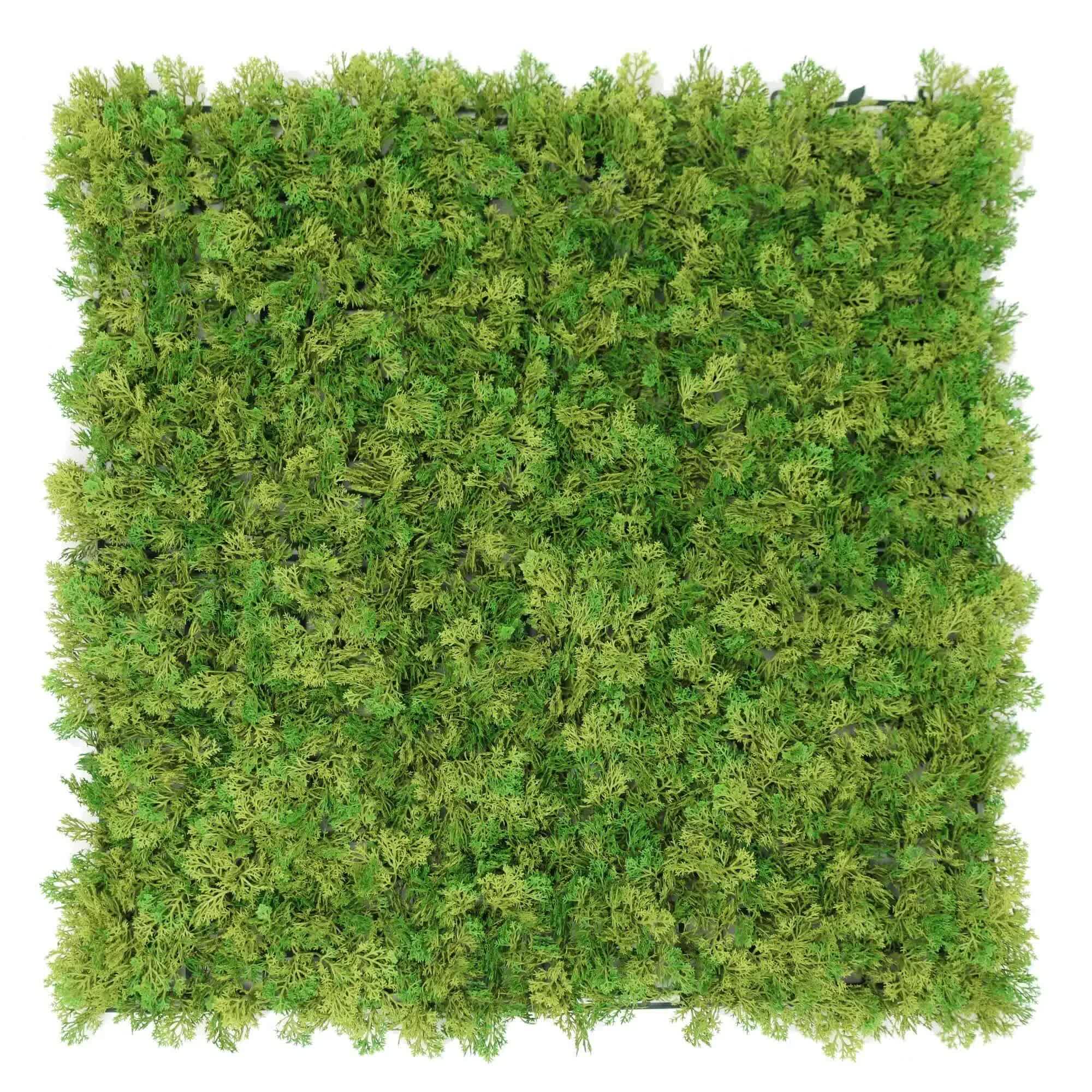 Nearly Natural Two-tone Moss Panel UV Resistant 100cm x 100cm (Back Order Only) V637-DP1225246