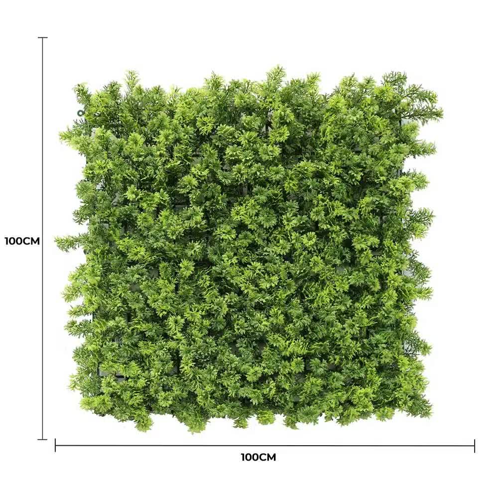Green Moss Panel UV Resistant 100cm x 100cm (Back Order Only) V637-DP1225257