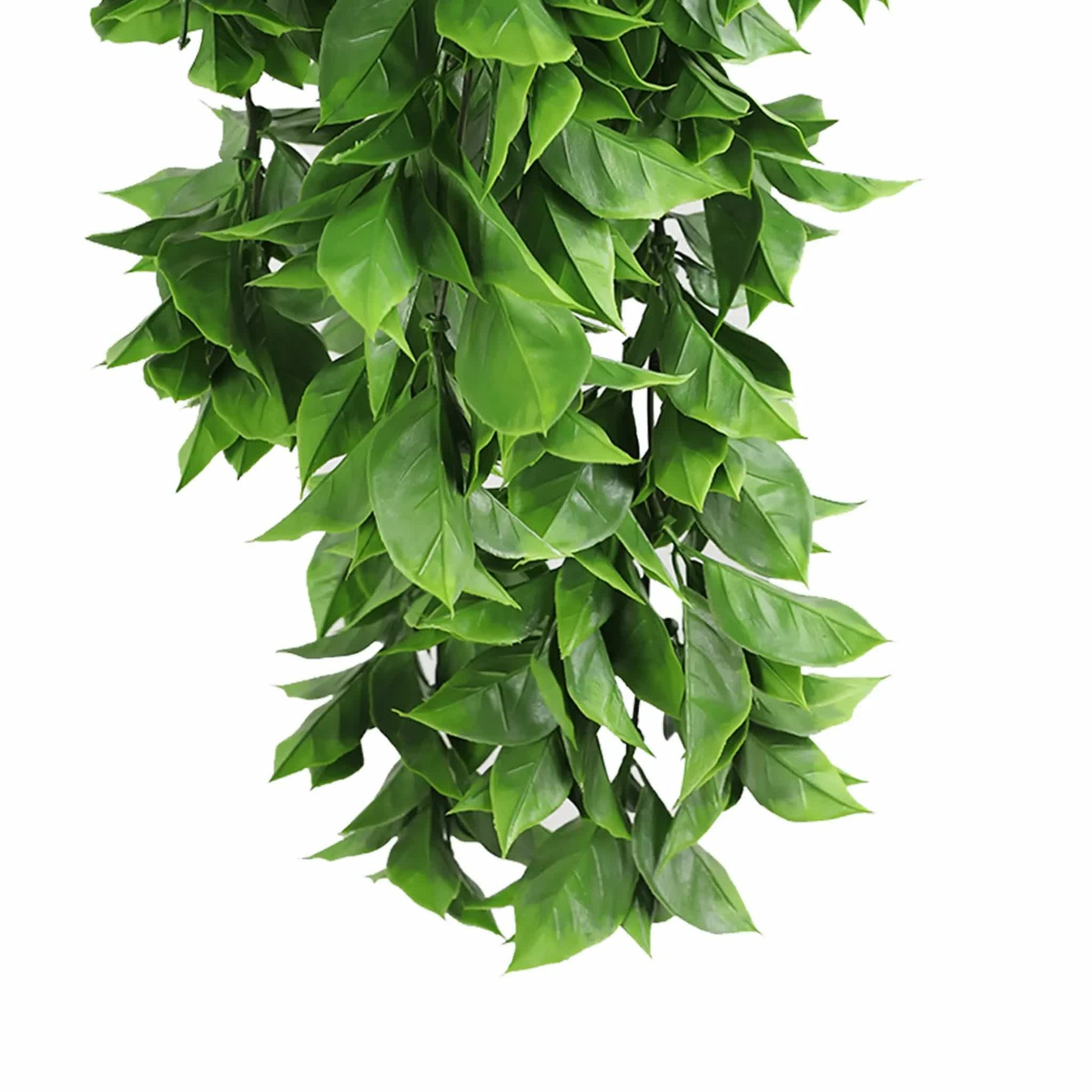 Artificial Dense Hanging Flowering Pothos Bush Vivid Green UV Resistant and Fire Rated 27cm x 72cm V637-DP1239FR
