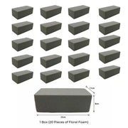 20 Pieces of Dry Floral Foam Bricks 23cm x 11cm x 8cm (Artificial Plant Foam Blocks - formaldehyde FREE) V637-DP1240875