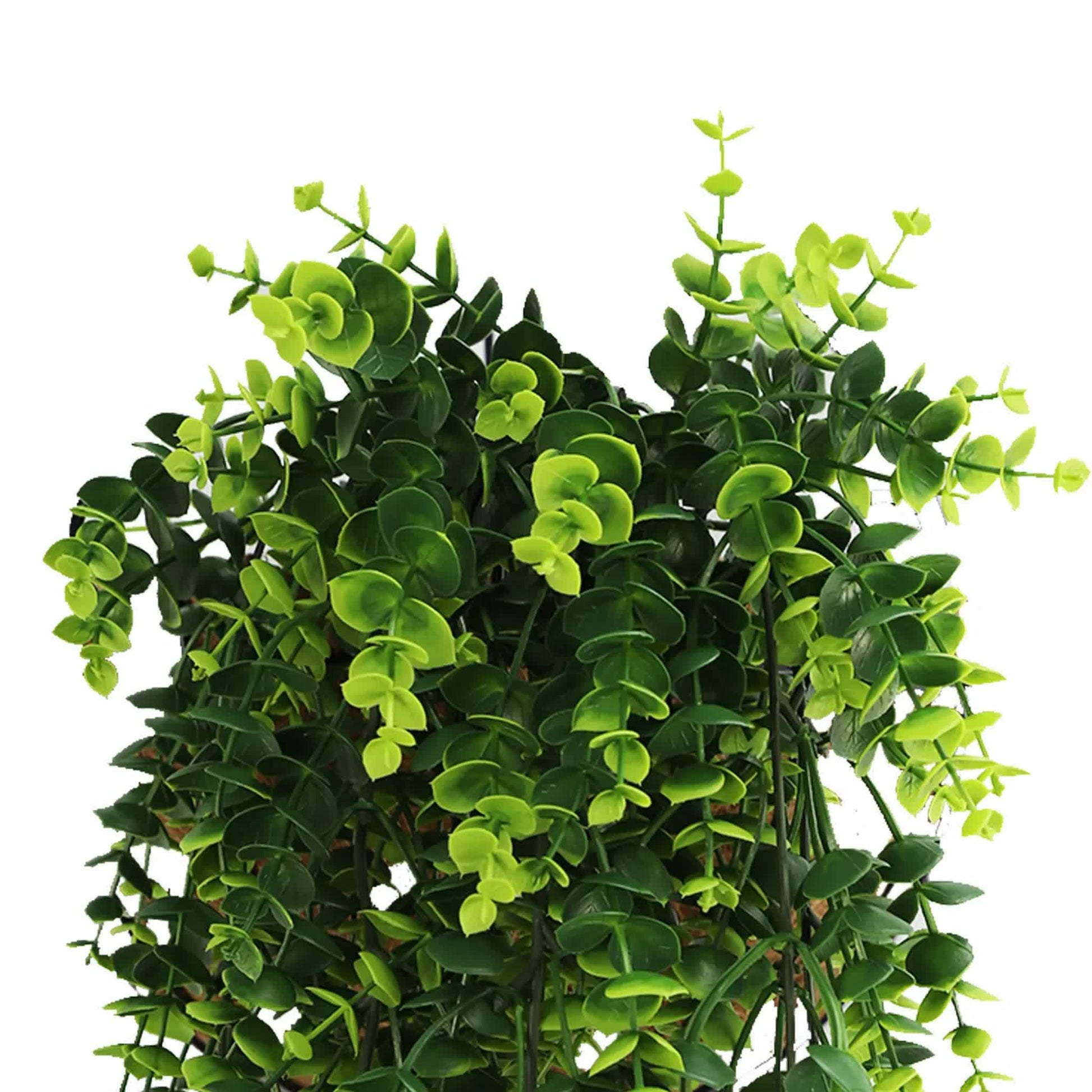 Artificial Dense Hanging Lush Green Eucalyptus Garland Bush UV Resistant and Fire Rated 18cm x 77cm V637-DP1240FR