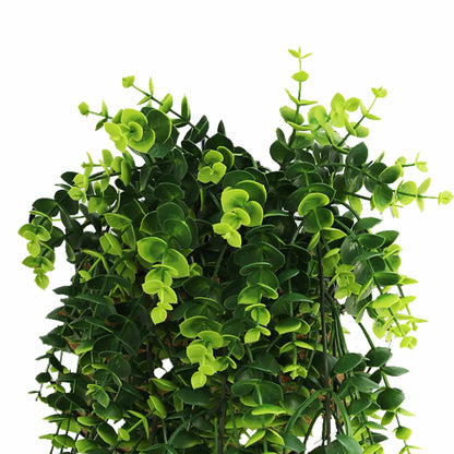 Artificial Dense Hanging Lush Green Eucalyptus Garland Bush UV Resistant and Fire Rated 18cm x 77cm V637-DP1240FR