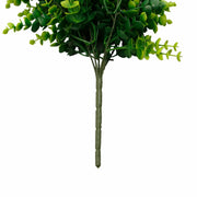 Artificial Dense Hanging Lush Green Eucalyptus Garland Bush UV Resistant and Fire Rated 18cm x 77cm V637-DP1240FR