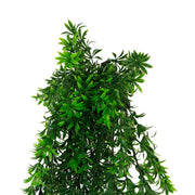 Artificial Hanging Willow Leaf Garland Bush UV Resistant and Fire Rated 18cm x 76cm V637-DP1241FR