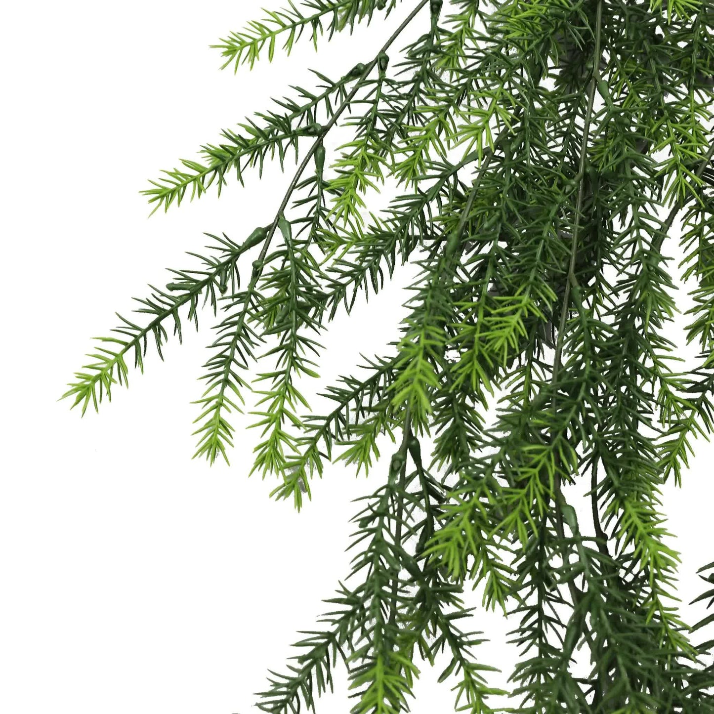 Artificial Hanging Cedar Vine Garland Bush UV Resistant and Fire Rated 20cm x 76cm V637-DP1245FR