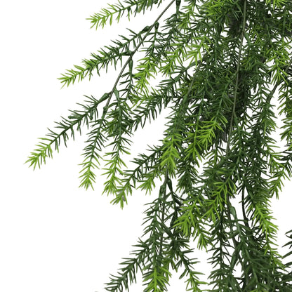 Artificial Hanging Cedar Vine Garland Bush UV Resistant and Fire Rated 20cm x 76cm V637-DP1245FR