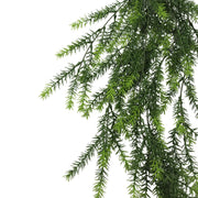 Artificial Hanging Cedar Vine Garland Bush UV Resistant and Fire Rated 20cm x 76cm V637-DP1245FR