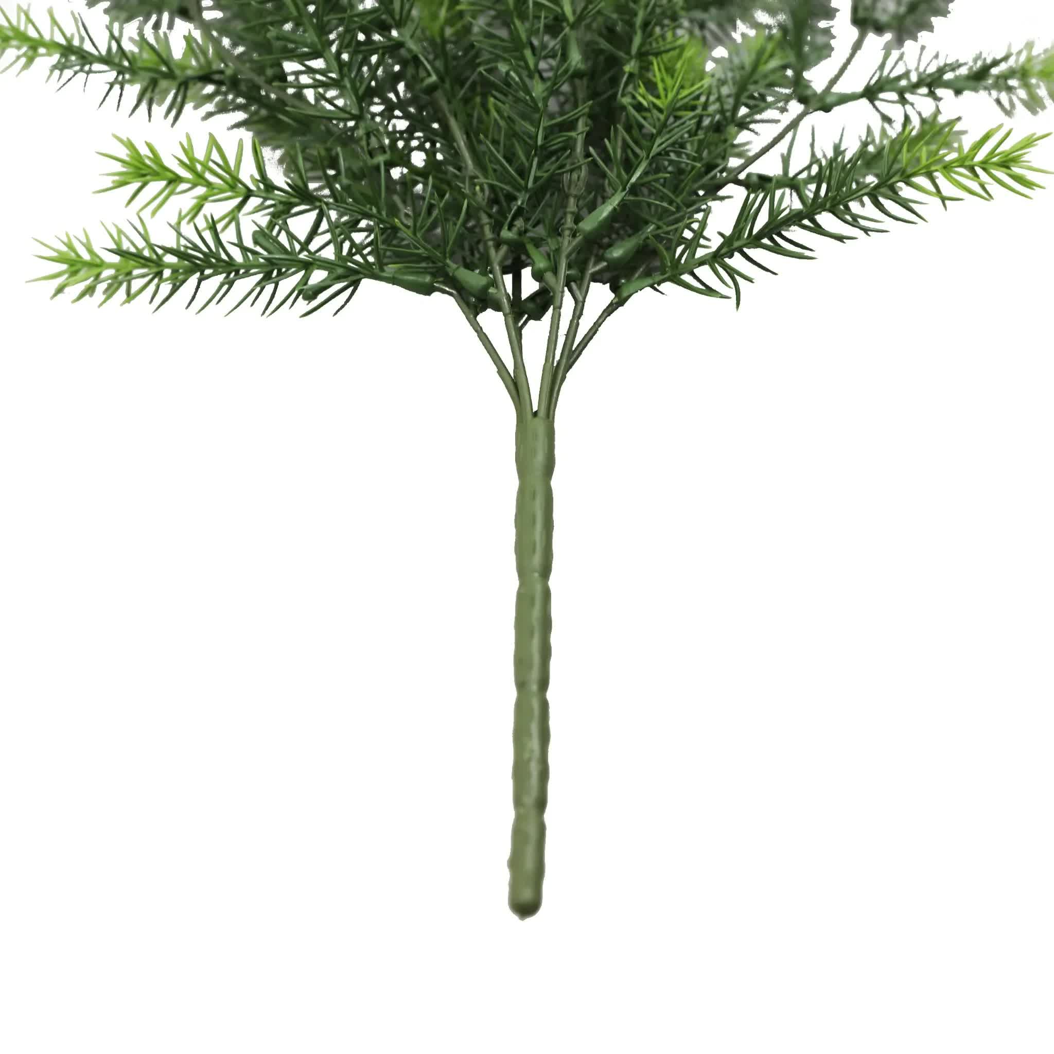 Artificial Hanging Cedar Vine Garland Bush UV Resistant and Fire Rated 20cm x 76cm V637-DP1245FR