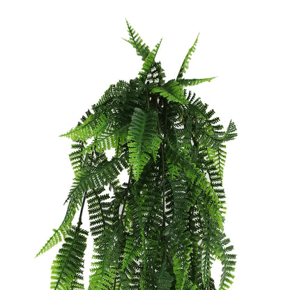 Artificial Hanging Fern Garland Bush UV Resistant and Fire Rated 18cm x 76cm V637-DP1246FR