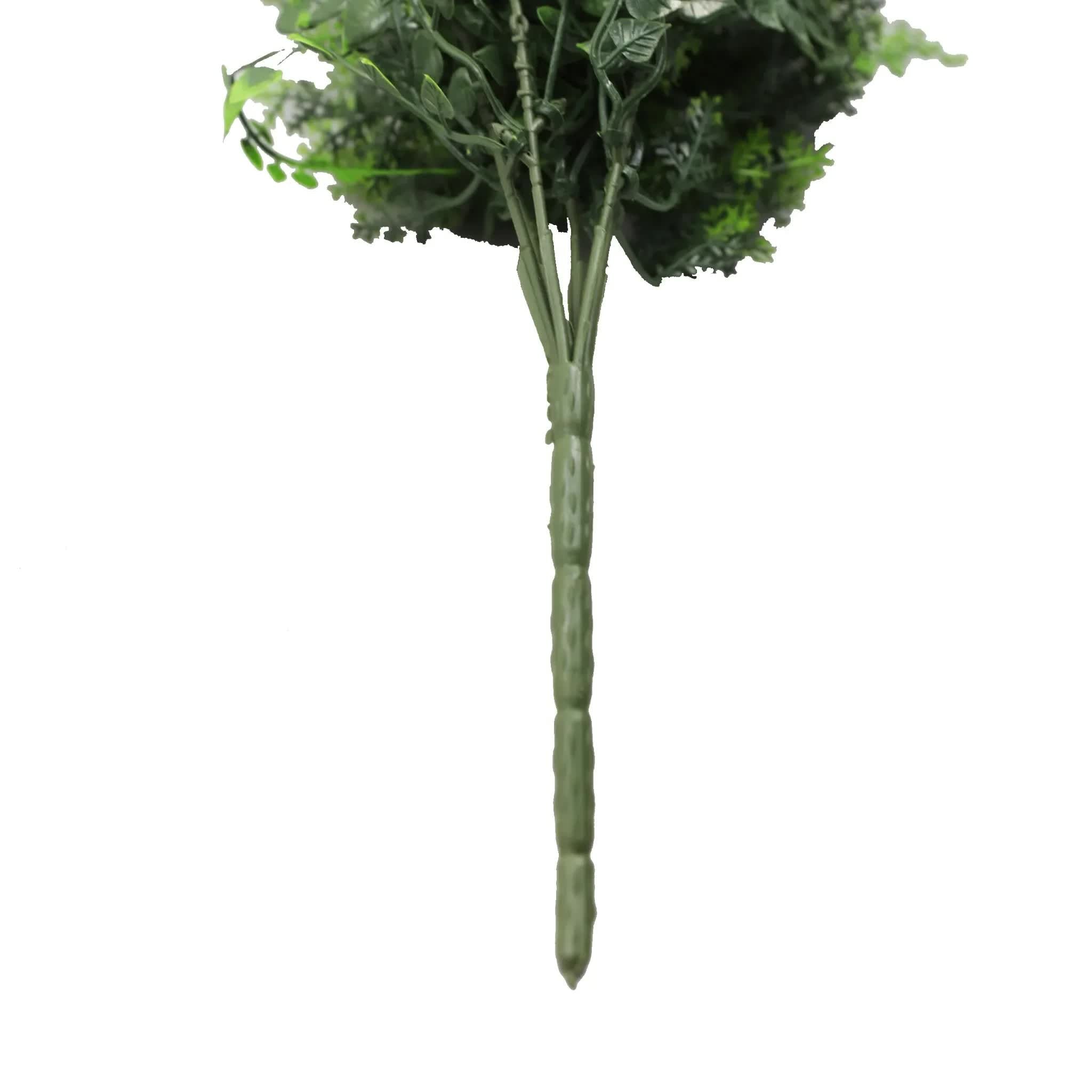 Artificial Hanging Mediterranean Fern Vine UV Resistant and Fire Rated 22cm x 76cm V637-DP1249FR