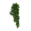Artificial Mossy Hanging Cedar Vine Garland Bush UV Resistant and Fire Rated 22cm x 76cm V637-DP1250FR