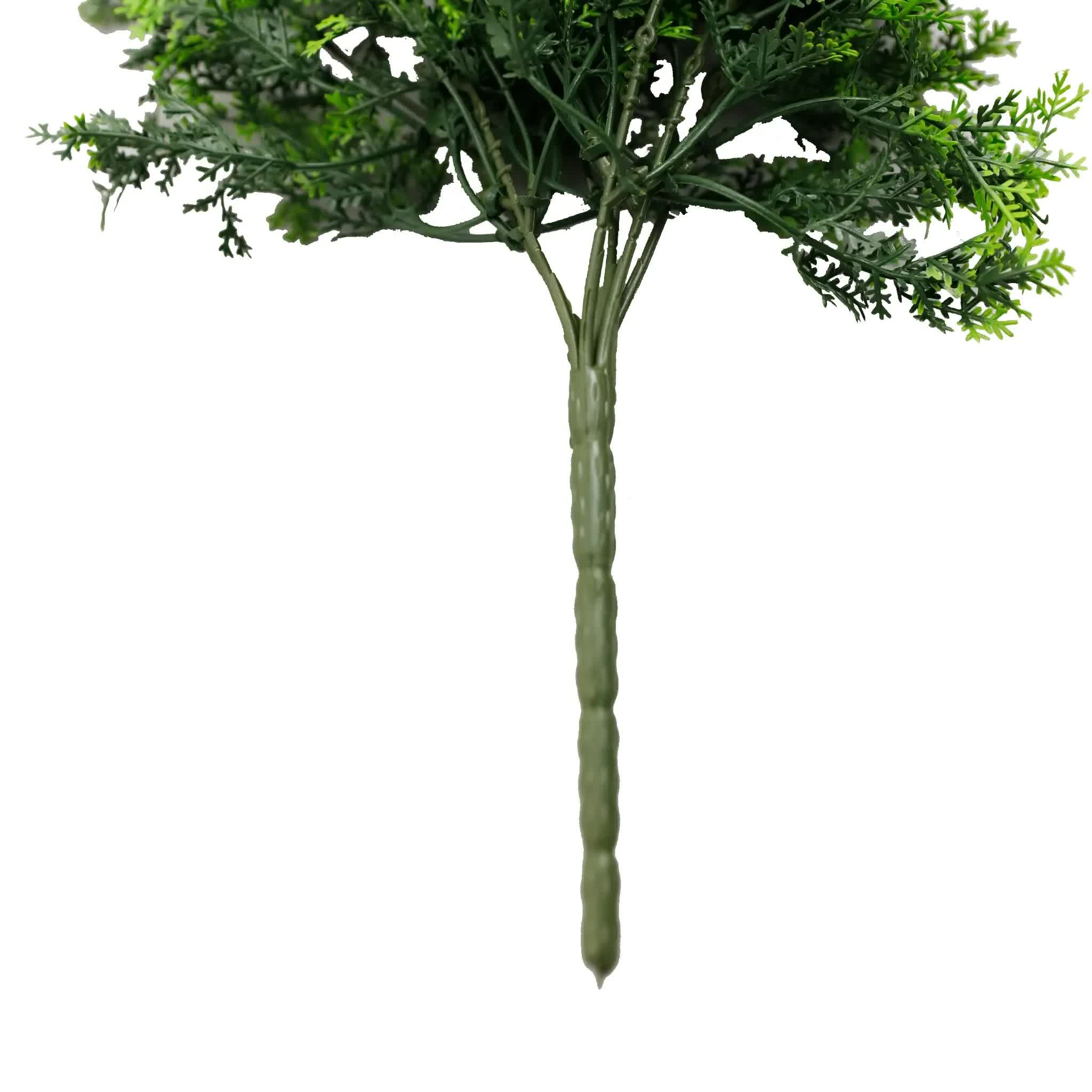 Artificial Mossy Hanging Cedar Vine Garland Bush UV Resistant and Fire Rated 22cm x 76cm V637-DP1250FR