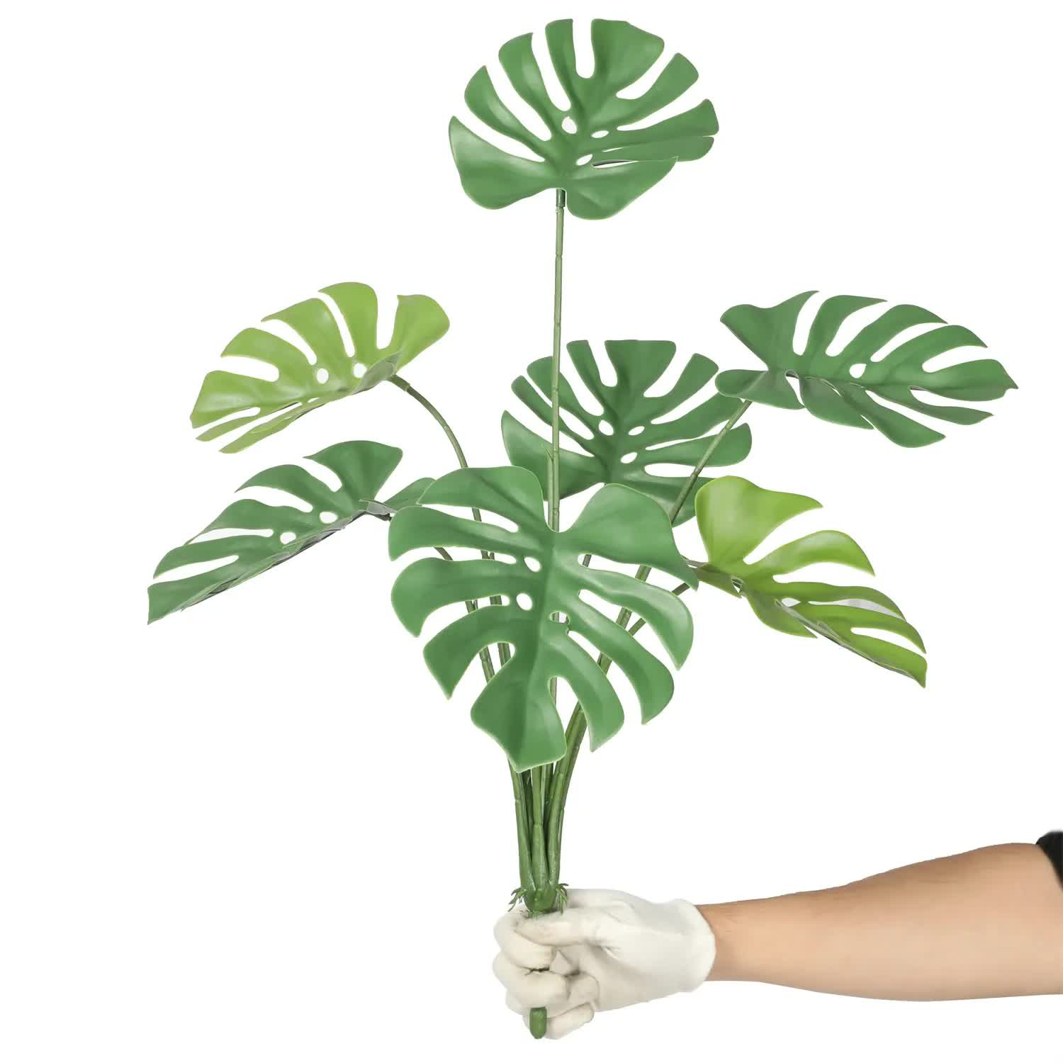 Artificial Monstera Split Leaf Philodendron Plant Stem 60cm UV Resistant V637-DP189156
