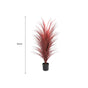 Burgundy Potted Artificial Long Grass (Yucca Grass) 115cm UV Resistant V637-DP189662