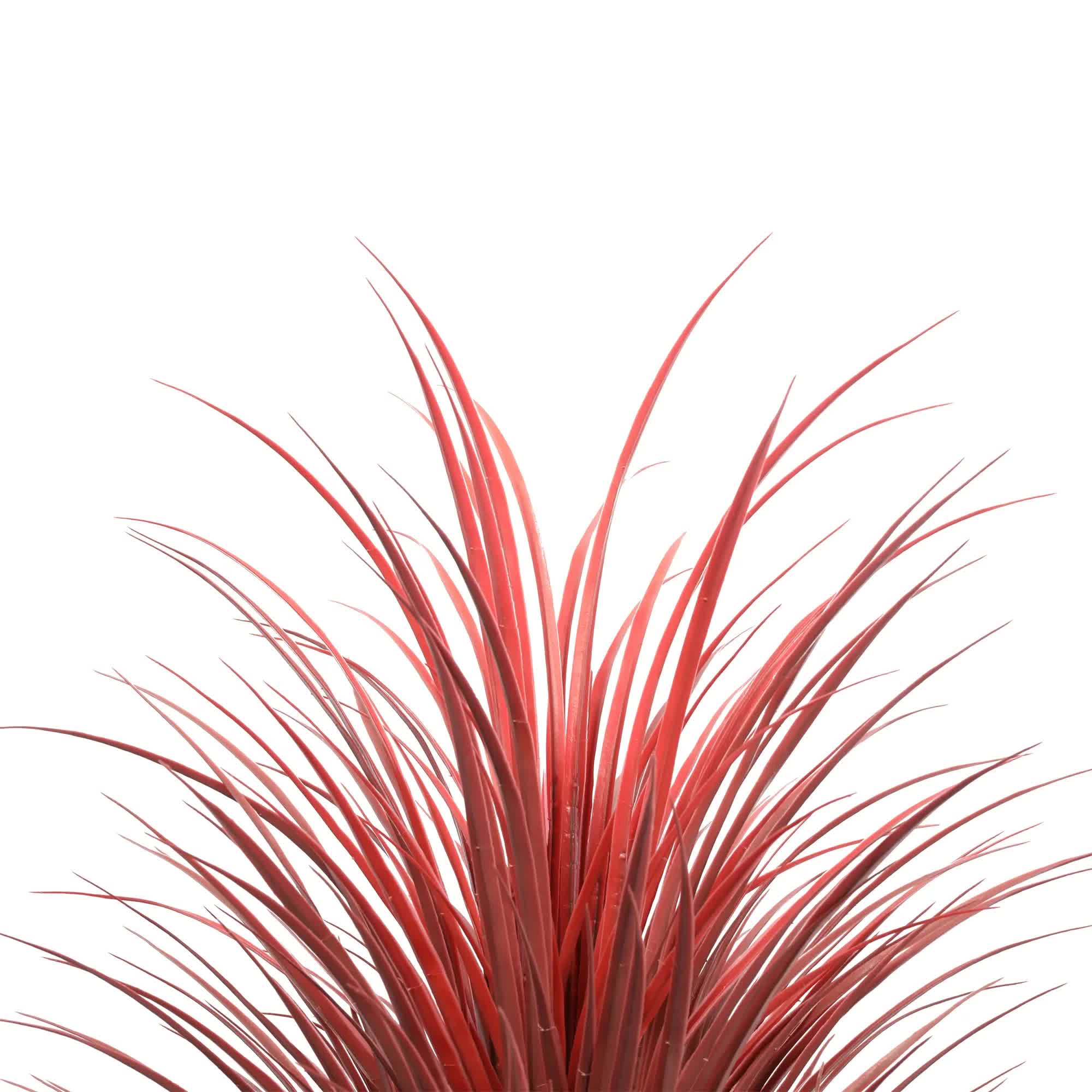Burgundy Potted Artificial Long Grass (Yucca Grass) 115cm UV Resistant V637-DP189662