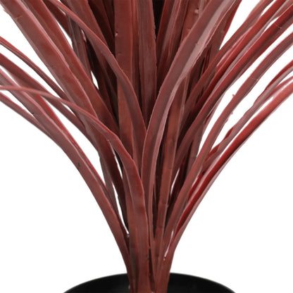 Burgundy Potted Artificial Long Grass (Yucca Grass) 115cm UV Resistant V637-DP189662