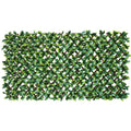 Premium Laurel Leaf Artificial Hedge Extendable Trellis / Screen 2 Meter By 1 Meter UV Resistant (PVC) V637-DP20786514
