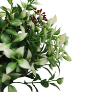 Artificial Flowering Holly Plant Stem UV Resistant 26cm V637-DP22569