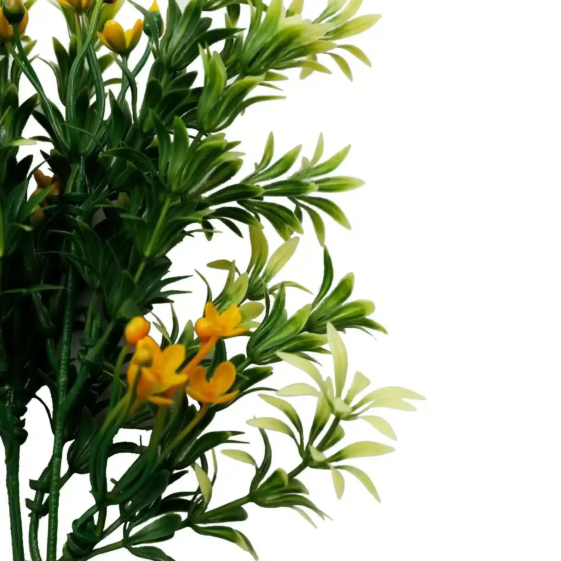 Artificial Dwarf Japanese Golden Yew UV Resistant 27cm V637-DP22570