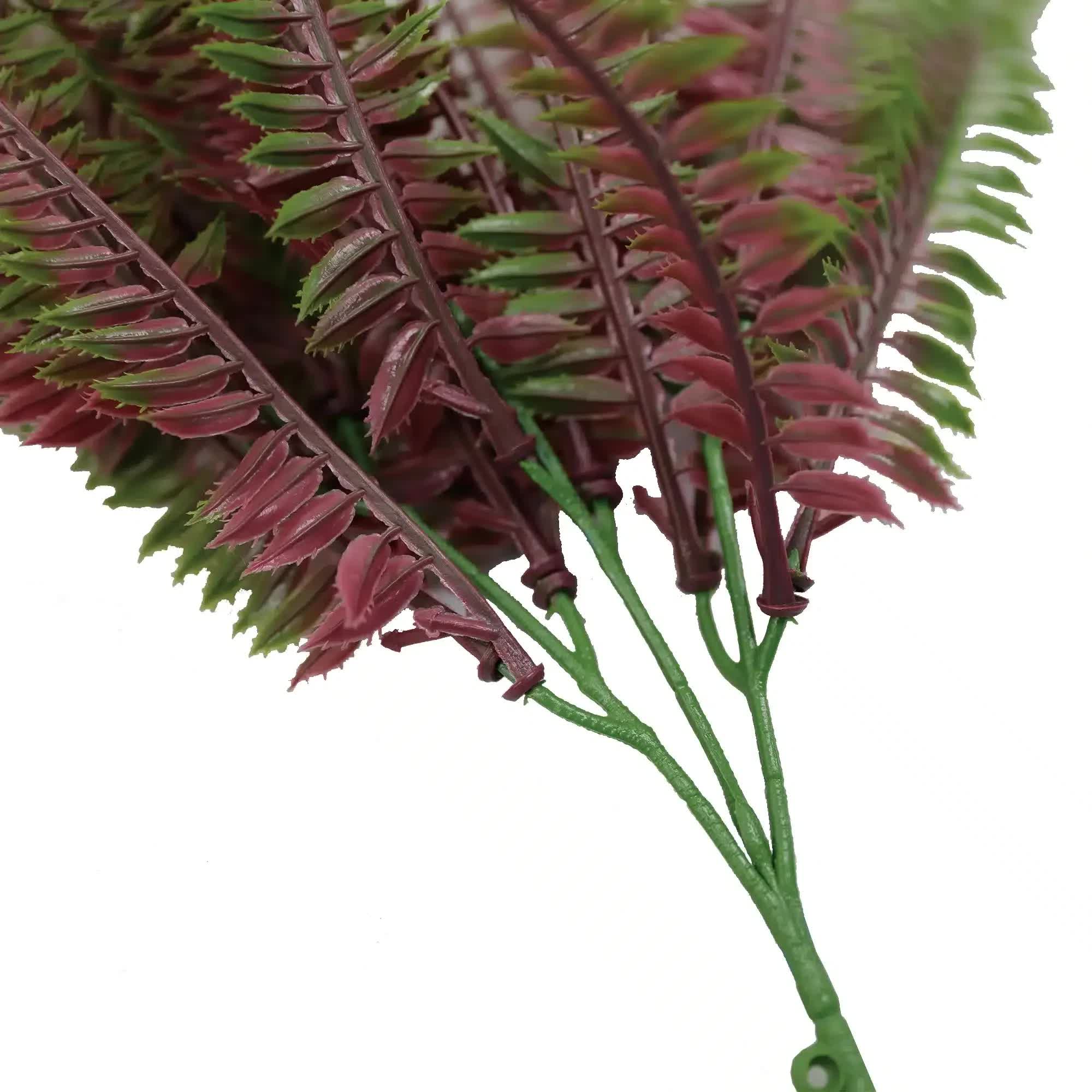 Artificial Royal Purple Fern Stem UV Resistant 33cm V637-DP22571