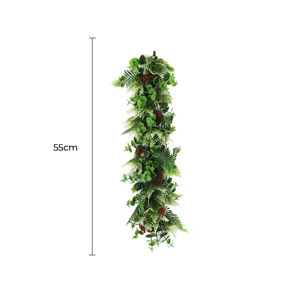 Artificial Extendable Hanging Flowering Cedar Vine UV Resistant 55cm V637-DP22573