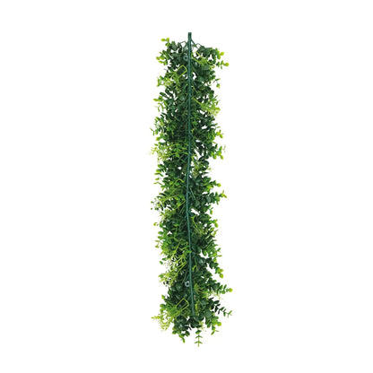 Artificial Extendable Hanging Flowering White Eucalyptus Vine UV Resistant 55cm V637-DP22574