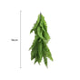 Artificial Extendable Hanging Bright Green Hanging Fern Bush Vine UV Resistant 55cm V637-DP22575