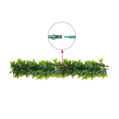 Artificial Extendable Hanging Pink Flowering Violet Garland UV Resistant 55cm V637-DP22577