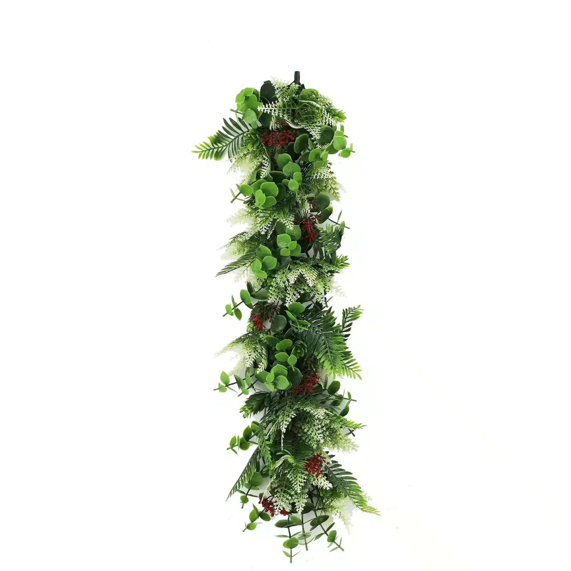 Artificial Extendable Hanging Christmas Garland UV Resistant 55cm V637-DP22578