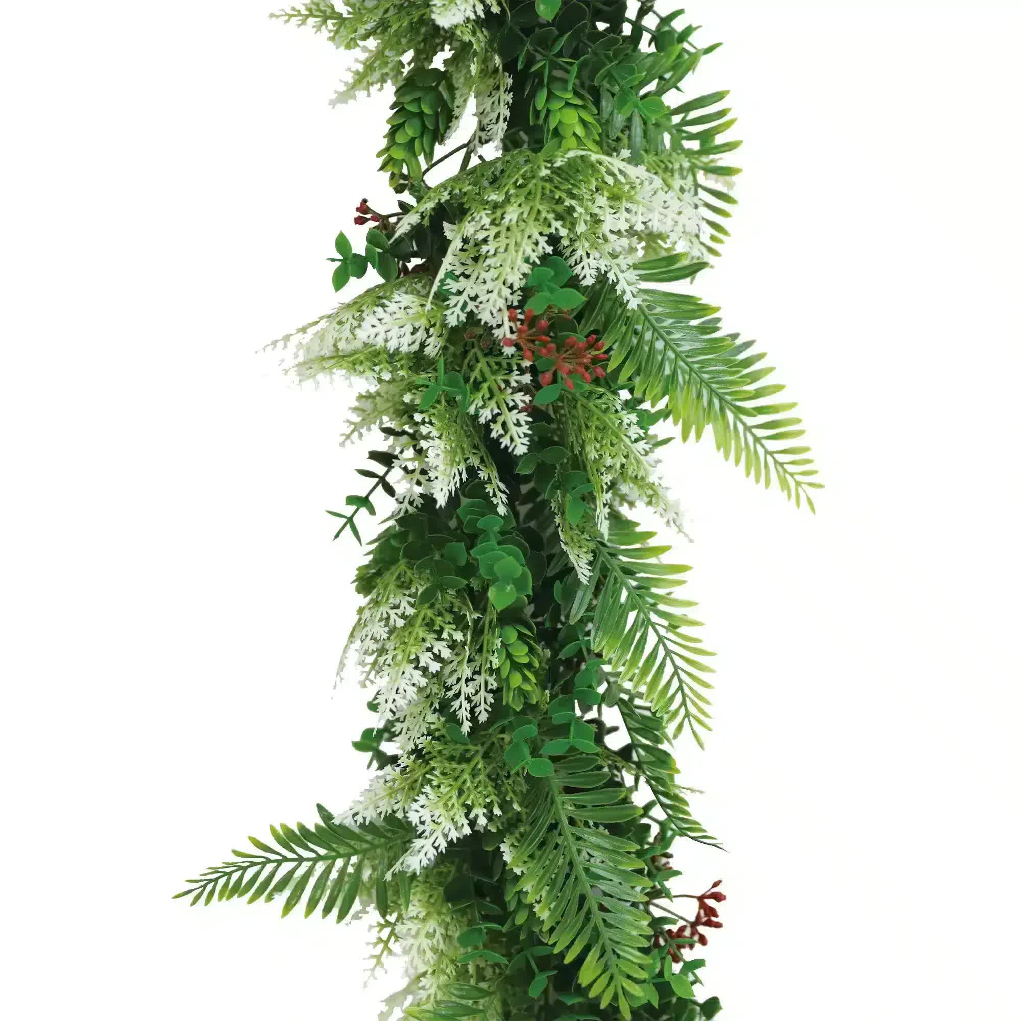 Artificial Extendable Hanging Christmas Garland UV Resistant 55cm V637-DP22578