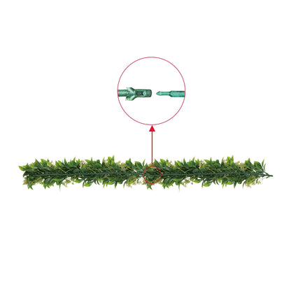 Artificial Extendable Hanging Flowering Star Jasmine Garland UV Resistant 55cm V637-DP22579