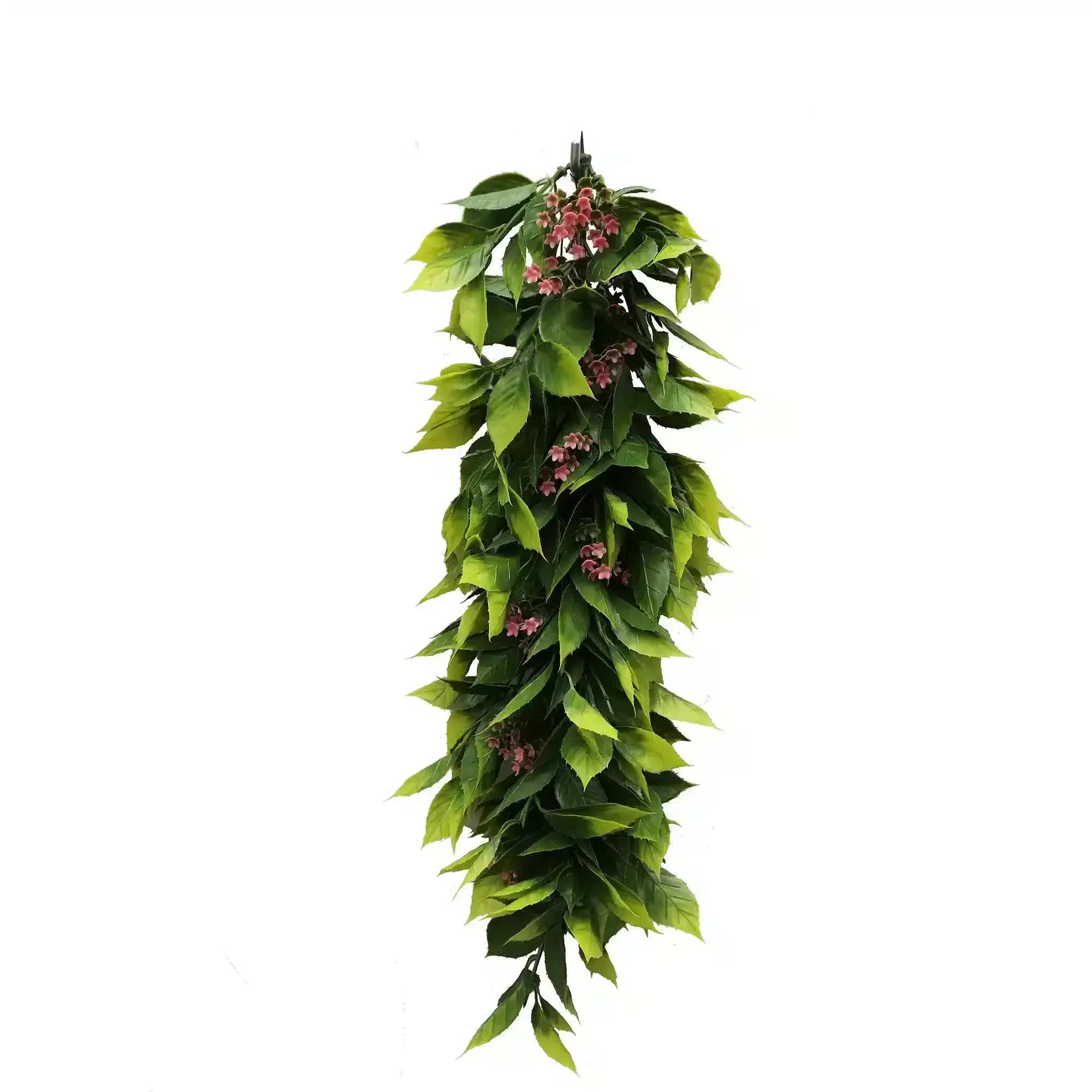 Artificial Extendable Hanging Flowering Pepperberry Garland UV Resistant 55cm V637-DP22580