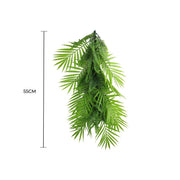 Artificial Extendable Hanging Tropical Palm and Fern Vine 55cm UV Resistant V637-DP22583