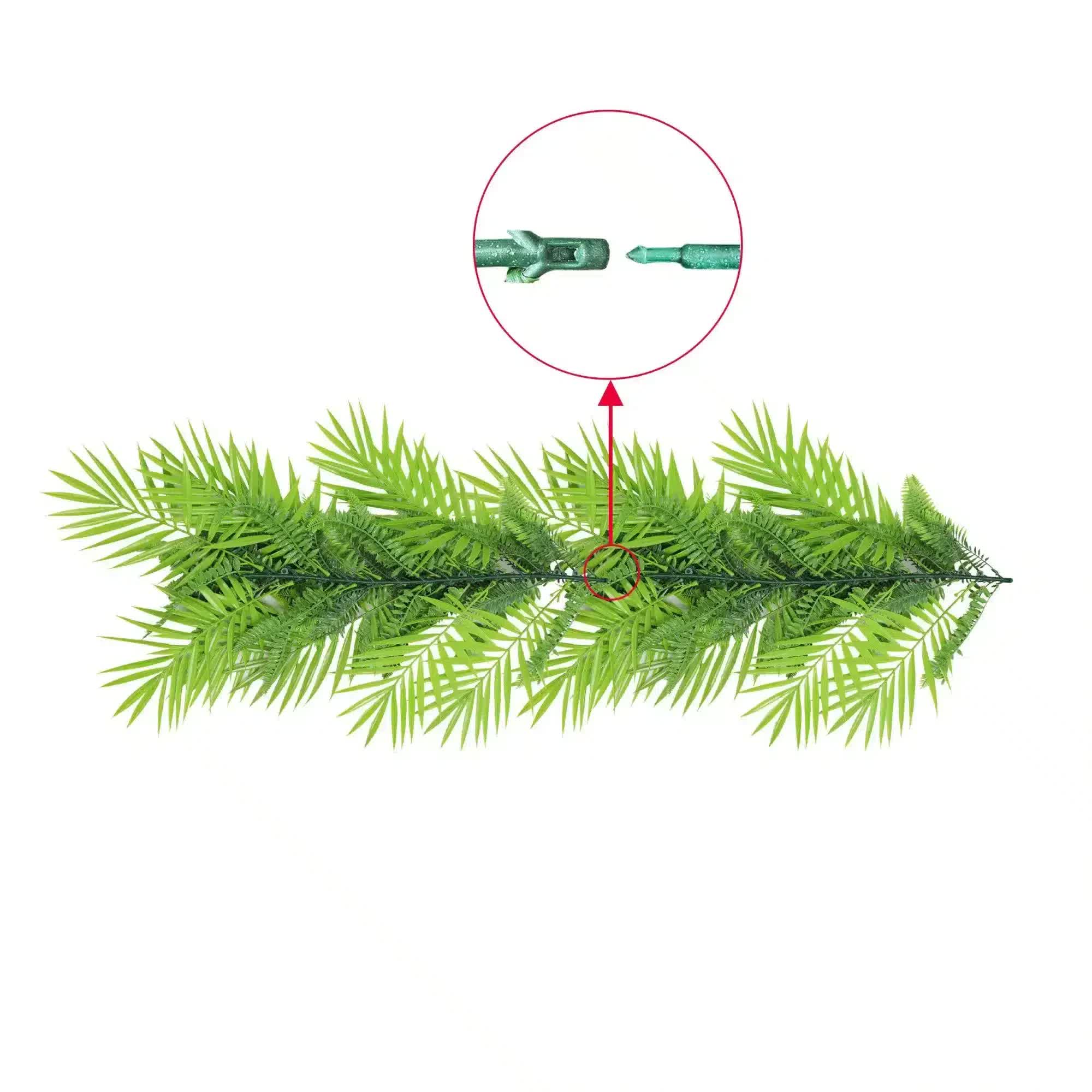 Artificial Extendable Hanging Tropical Palm and Fern Vine 55cm UV Resistant V637-DP22583