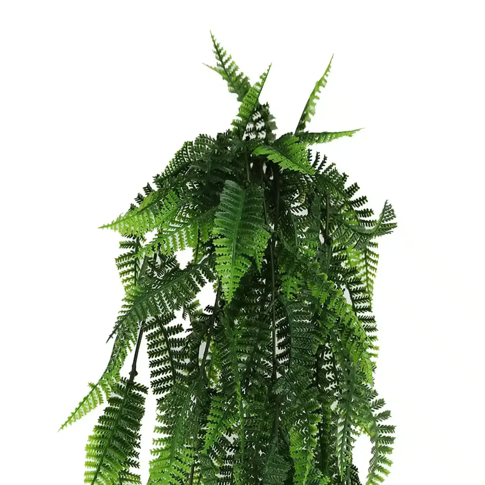 Artificial Hanging Bracken Fern Stem UV Resistant 77 cm V637-DP22584