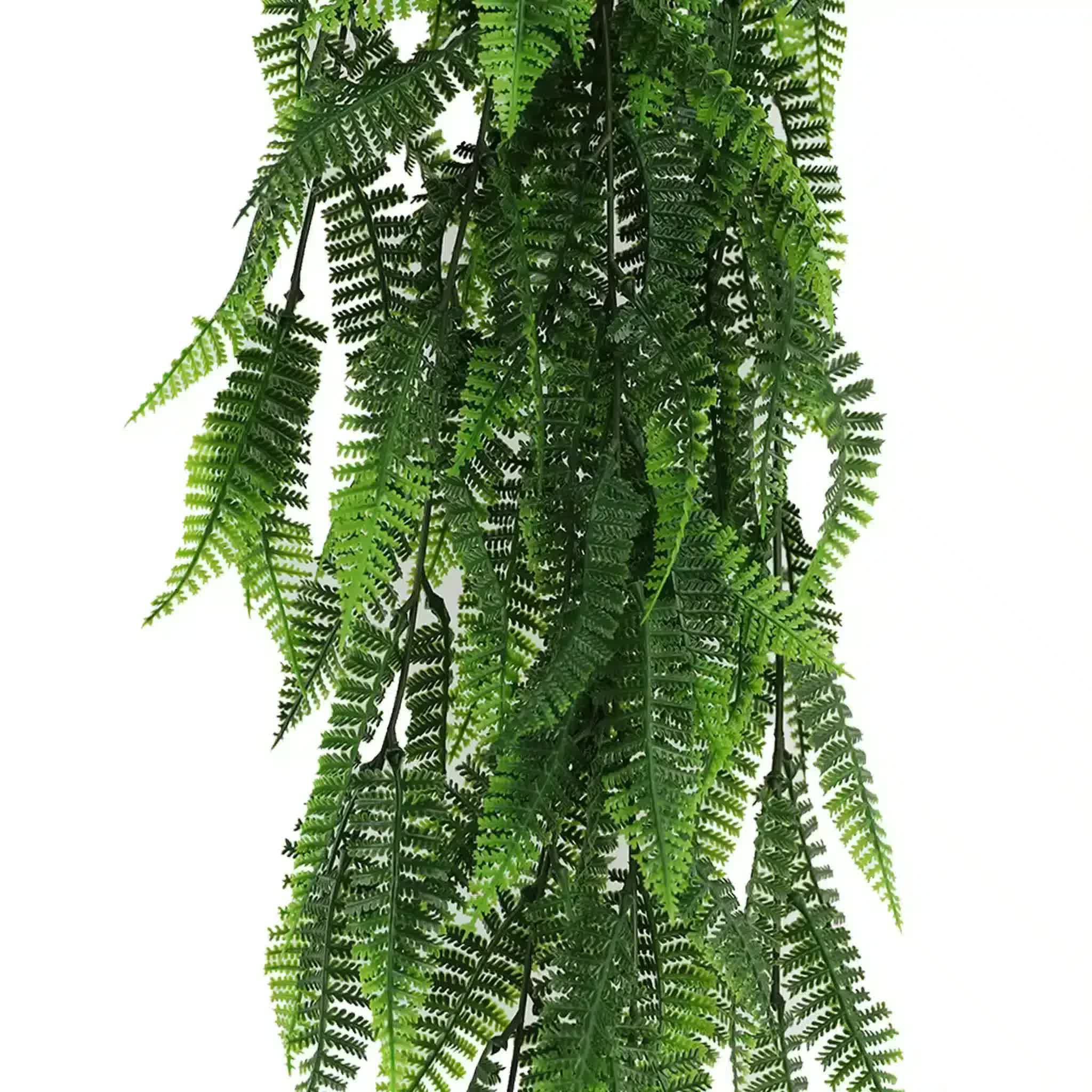 Artificial Hanging Bracken Fern Stem UV Resistant 77 cm V637-DP22584