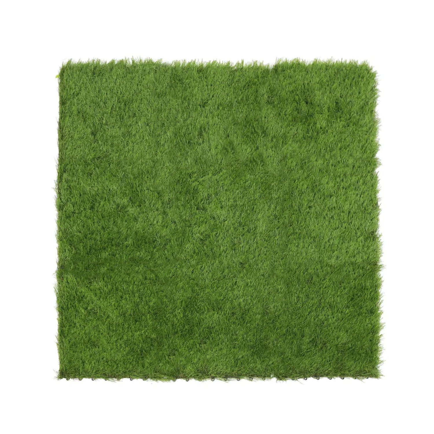 9 Pieces of Interconnecting Artificial Grass Decking Tiles (UV Resistant) 30cm x 30cm V637-DP23546