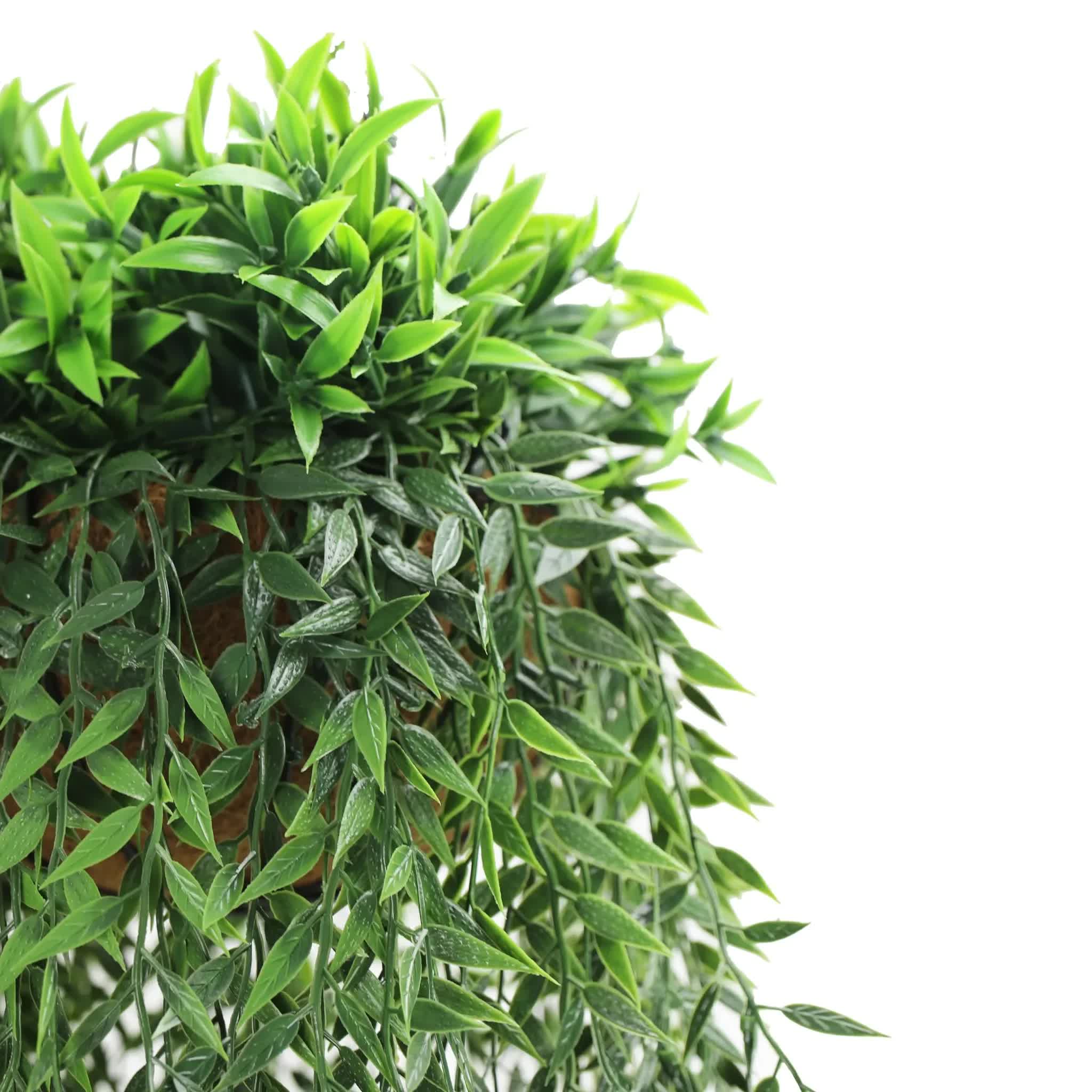 Artificial Hanging Fern Basket UV Resistant 35cm x 140cm V637-DP27936