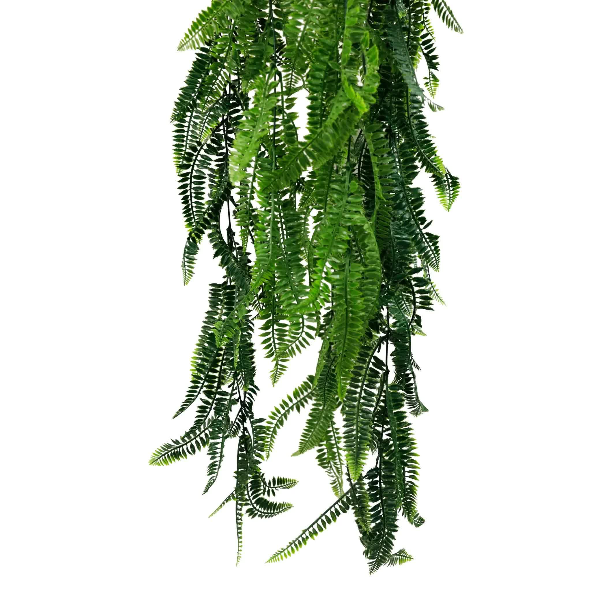 Artificial Hanging Fern Basket UV Resistant 45cm x 125cm V637-DP27938