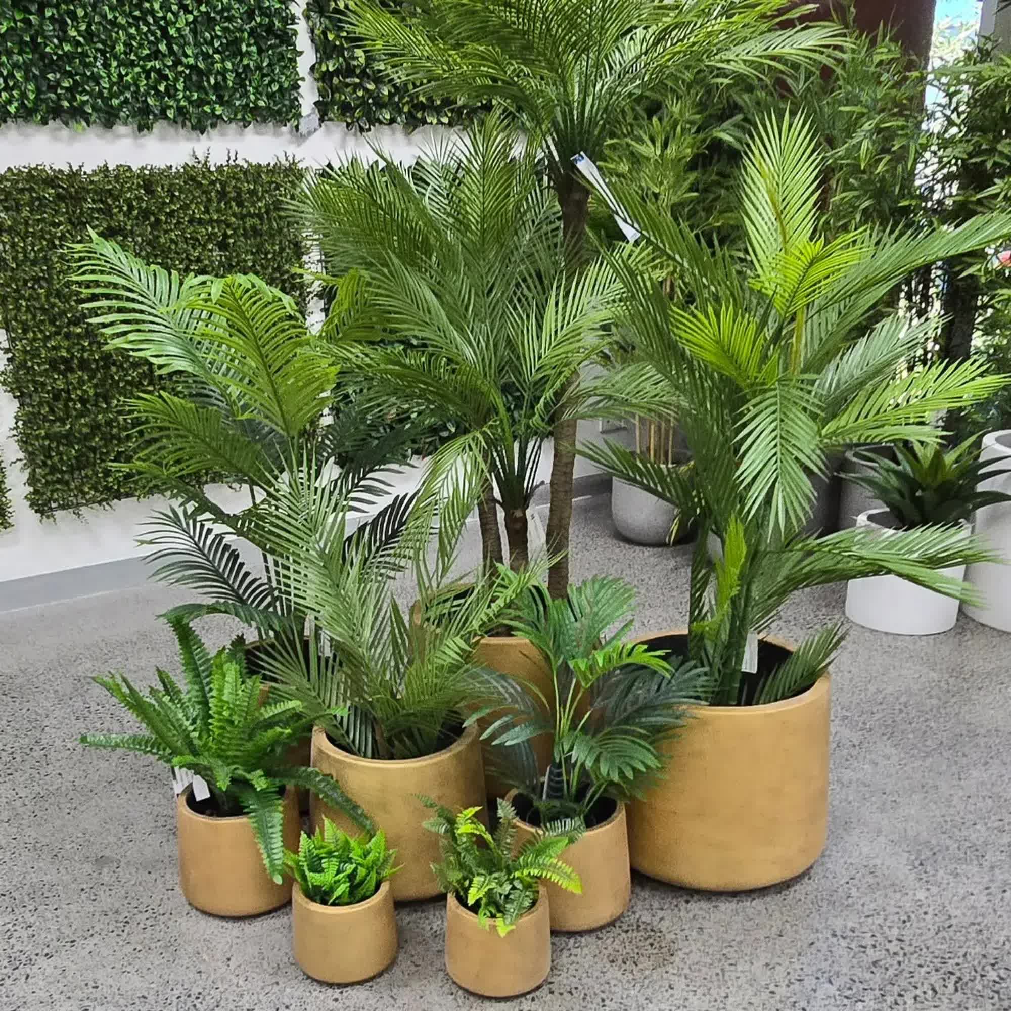 Elegant Gold Planters / Gold Pots Set of 4 V637-DP288979