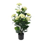 Premium Artificial Flowering White Hydrangea Tree 90cm UV Resistant V637-DP29657