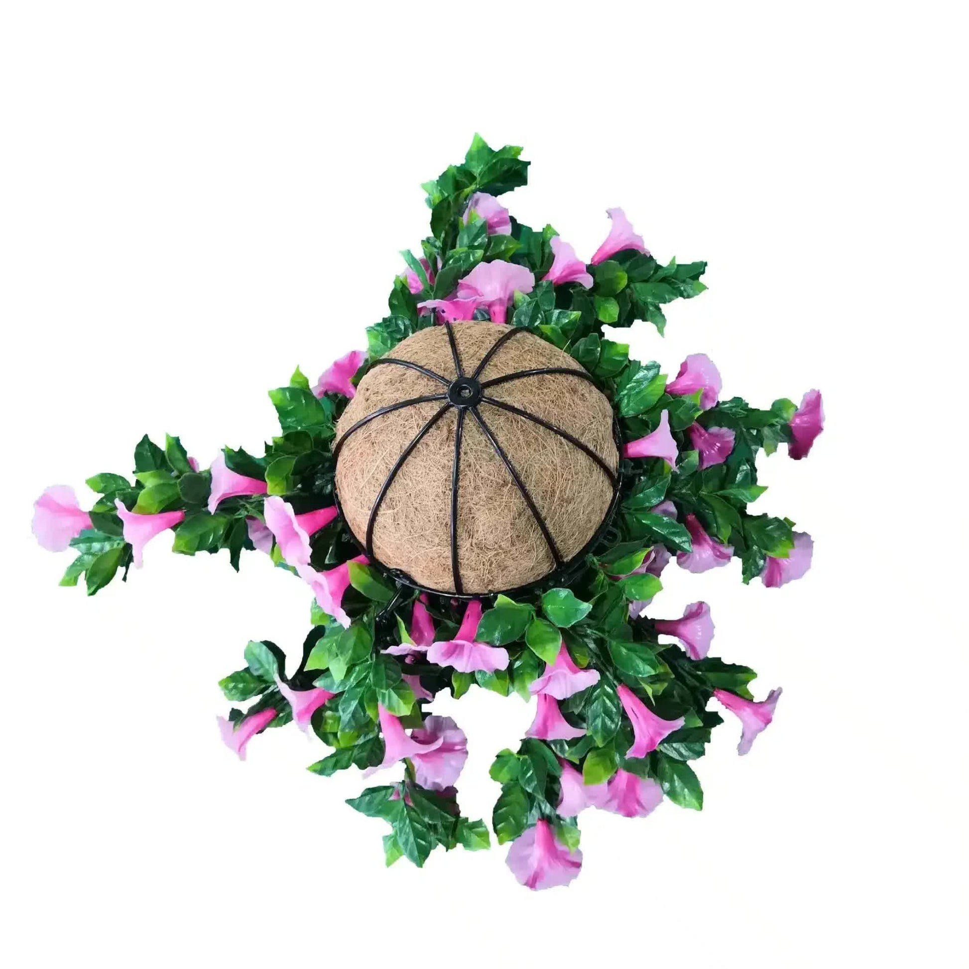 Artificial Petunia Hanging Basket UV Resistant 28cm V637-DP321602