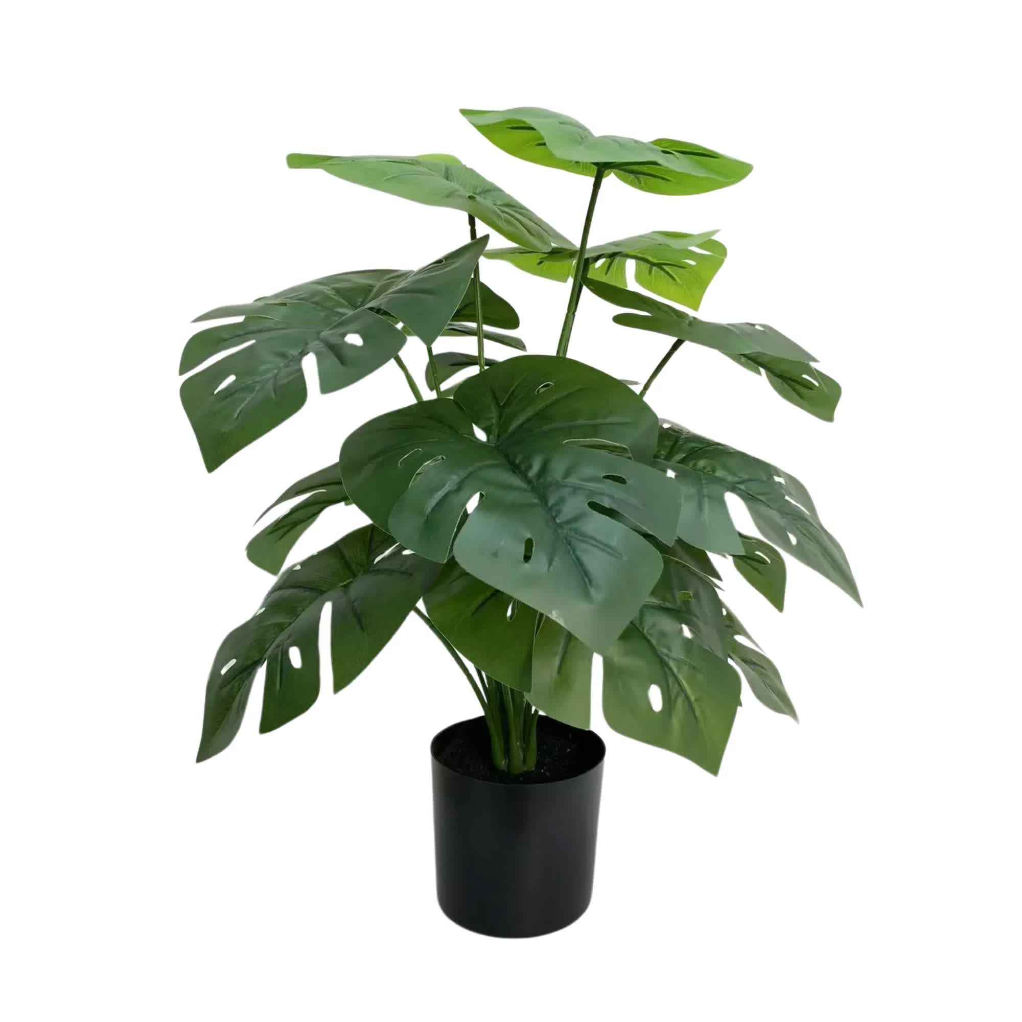 Artificial Potted Split Philodendron (Monstera) 50cm V637-DP321859