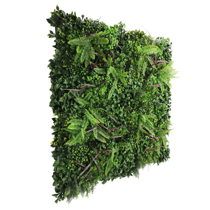 Verdant Fern Artificial Vertical Garden / Green Wall Panel 1m x 1m UV Resistant V637-DP554891