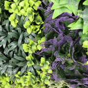 Lush Botanical Mosaic Artificial Vertical Garden / Green Wall Panel 1m x 1m UV Resistant V637-DP554892